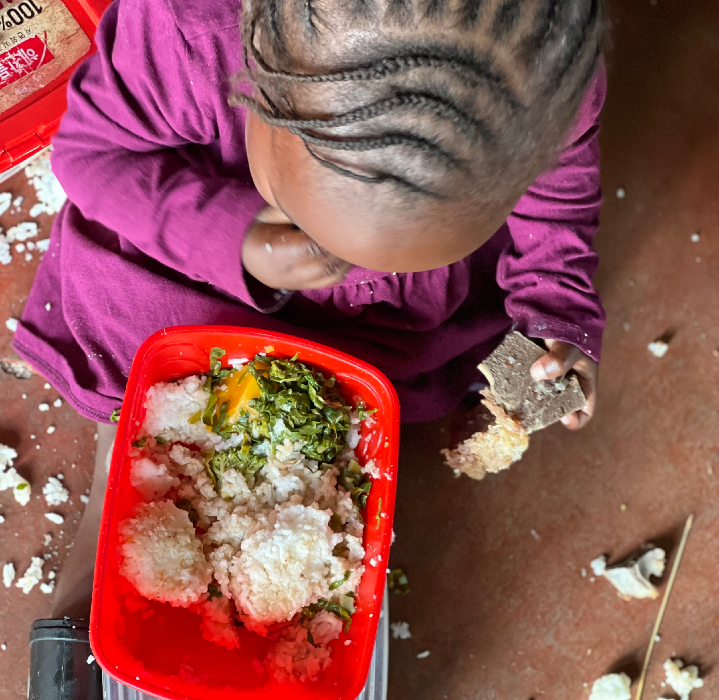 child eating
